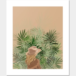 Palm leaves Posters and Art